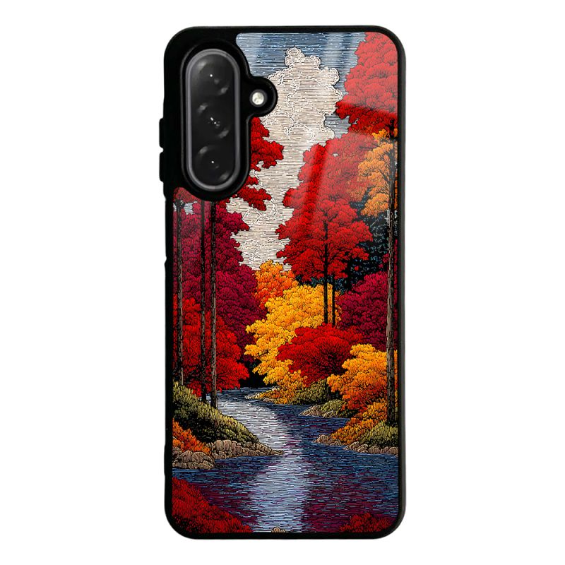 Galaxy A26 Case with Camera Protection, Patterned Zore Lusi Cover - 2