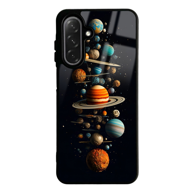 Galaxy A26 Case with Camera Protection, Patterned Zore Lusi Cover - 5