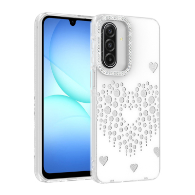Galaxy A26 Kılıf Damla Taşlı Zore Rivas Sert PC Kapak - 1