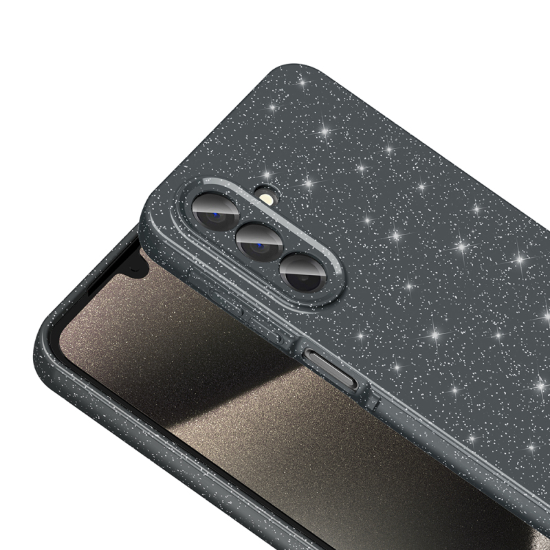 Galaxy A26 Kılıf Kamera Korumalı Simli Lüks Zore Koton Kapak - 13