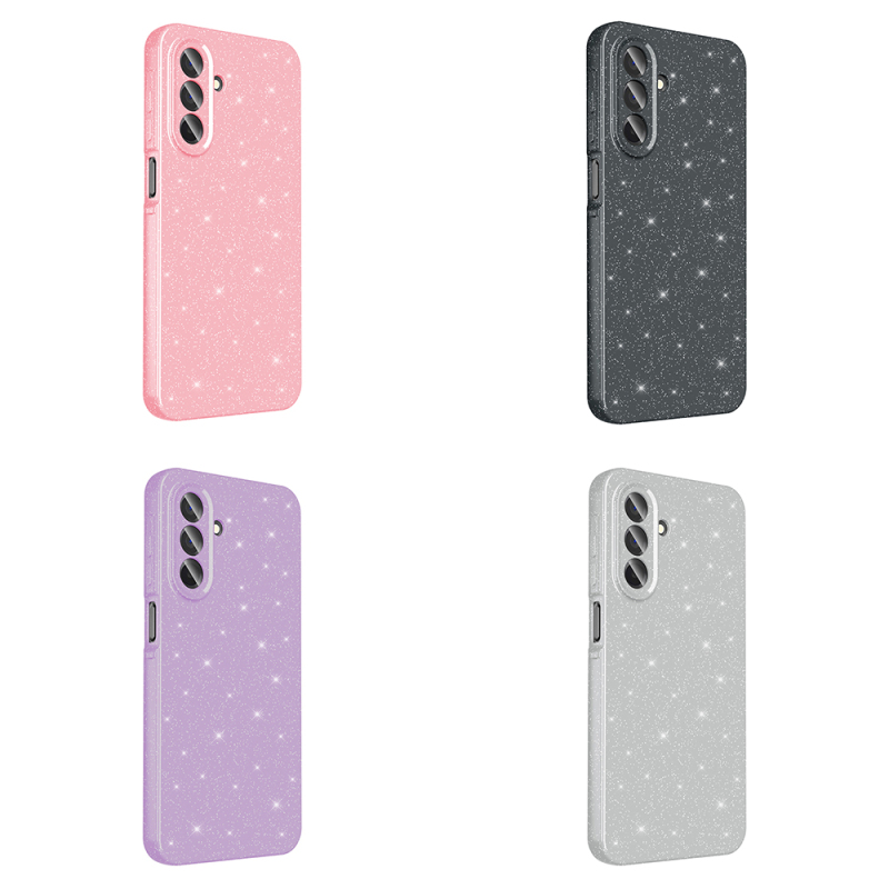 Galaxy A26 Kılıf Kamera Korumalı Simli Lüks Zore Koton Kapak - 14