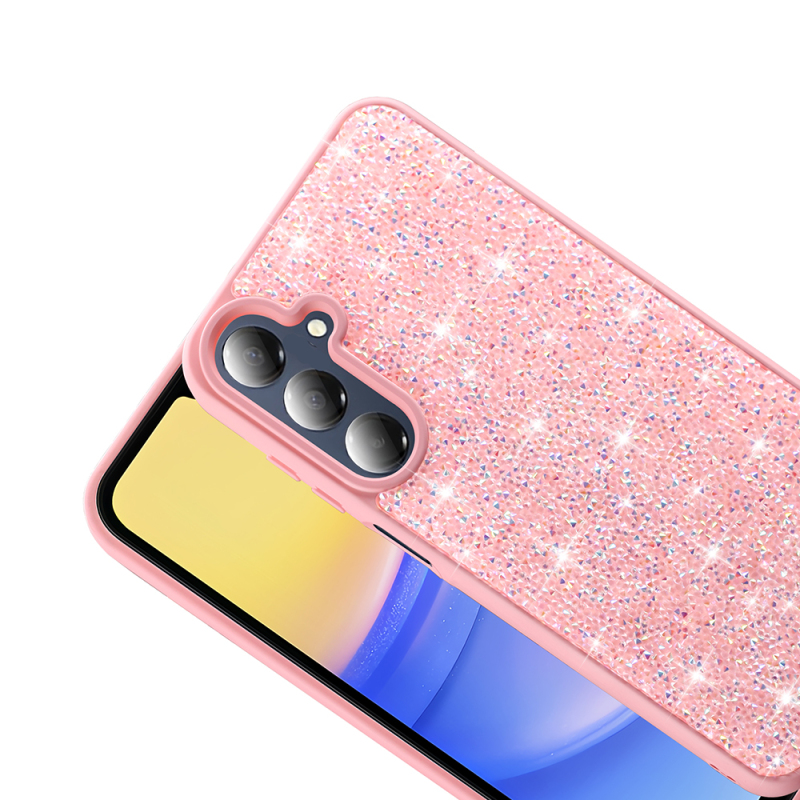 Galaxy A26 Kılıf Parlak Taşlı Tasarım Zore Pırlanta Kapak - 8