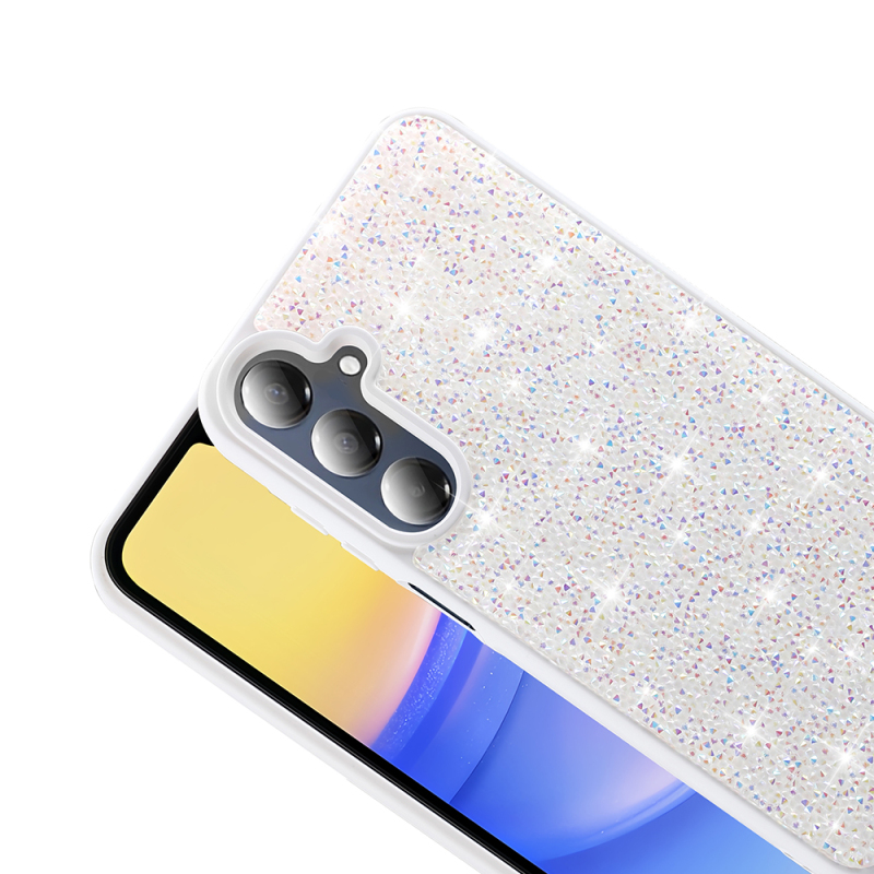 Galaxy A26 Kılıf Parlak Taşlı Tasarım Zore Pırlanta Kapak - 9
