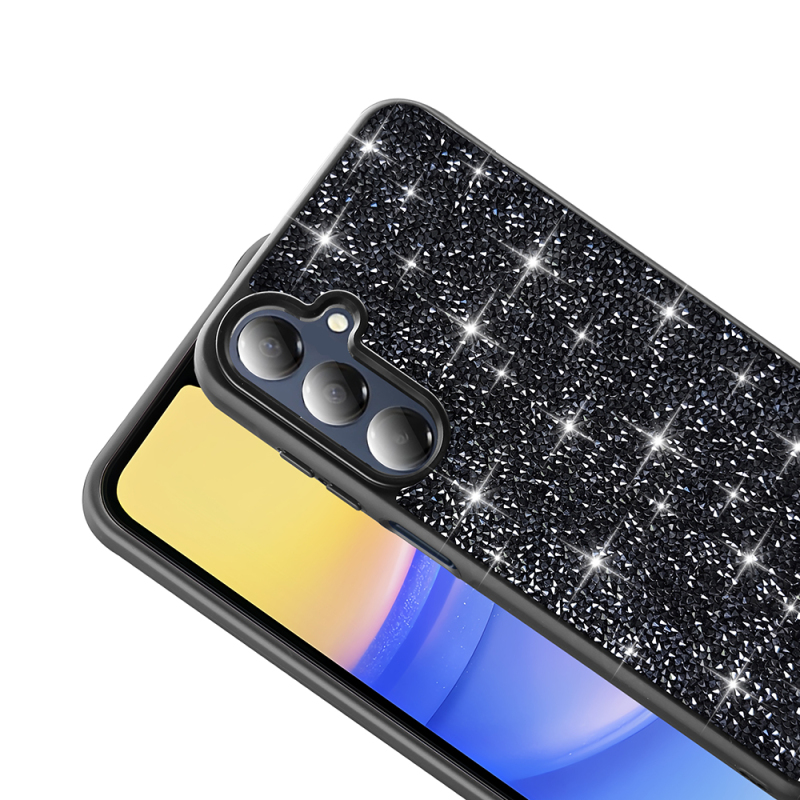 Galaxy A26 Kılıf Parlak Taşlı Tasarım Zore Pırlanta Kapak - 16