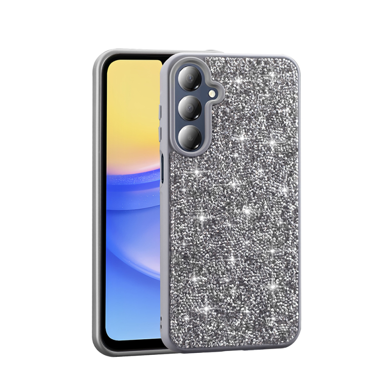 Galaxy A26 Kılıf Parlak Taşlı Tasarım Zore Pırlanta Kapak - 3