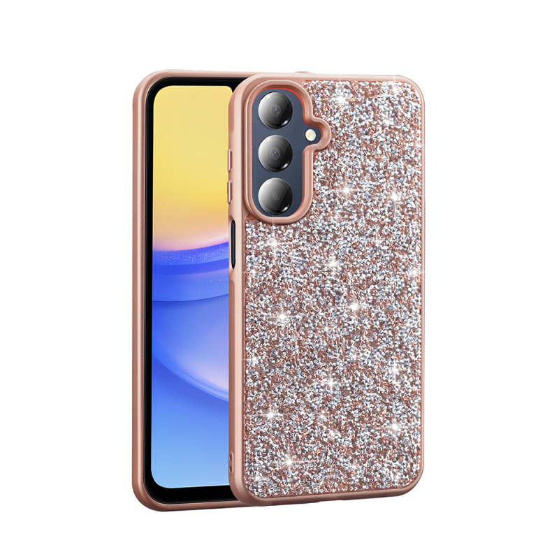 Galaxy A26 Kılıf Parlak Taşlı Tasarım Zore Pırlanta Kapak - 4
