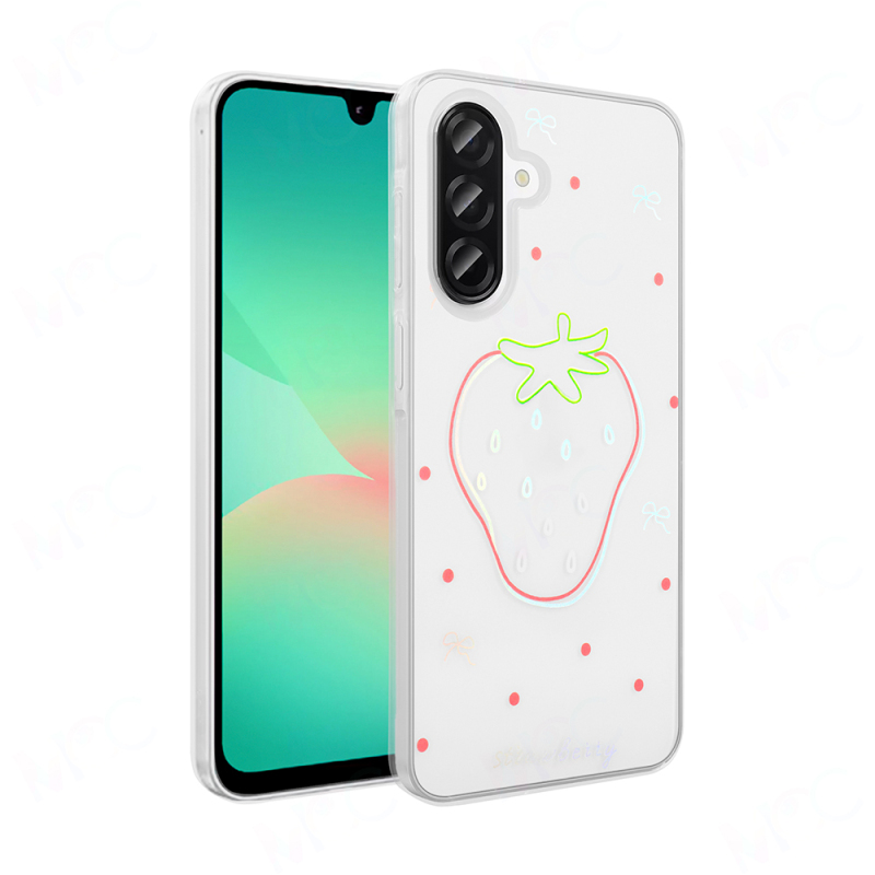 Galaxy A26 Kılıf Şeffaf Figürlü Zore Folk Sert Kapak - 5