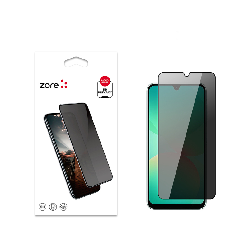 Galaxy A26 Zore New 5D Privacy Tempered Screen Protector - 2