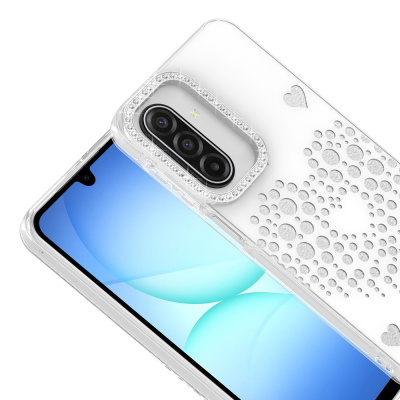 Galaxy A27 Kılıf Damla Taşlı Zore Rivas Sert PC Kapak - 4