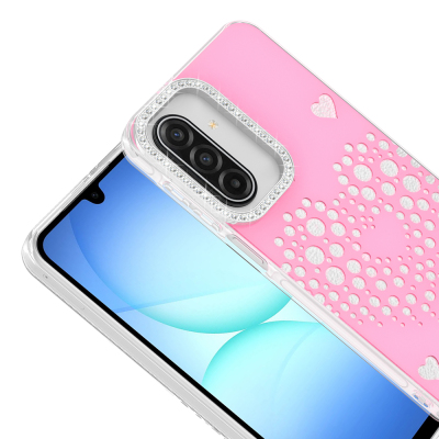 Galaxy A27 Kılıf Damla Taşlı Zore Rivas Sert PC Kapak - 8