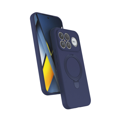 Galaxy A27 Kılıf M-safe Şarj Özellikli Standlı Zore Samara Kapak - 4