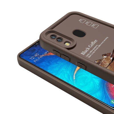 Galaxy A30 Case Camera Protected Printed Back Surface Zore Klas Cover - 5