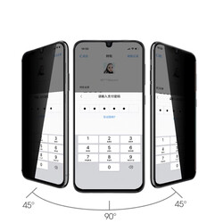 Galaxy A30 Davin 5D Privacy Cam Ekran Koruyucu - Thumbnail