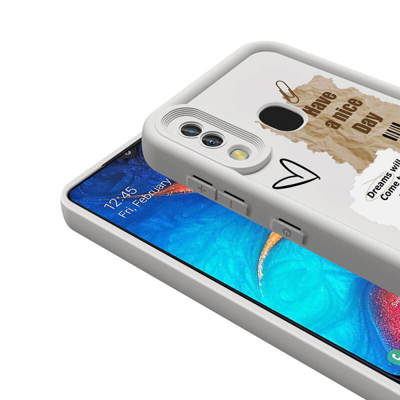 Galaxy A30 Kılıf Kamera Korumalı Baskılı Arka Yüzey Zore Klas Kapak - 8