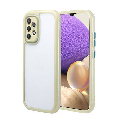 Galaxy A32 4G Case Camera Protected Colored Edge and Frame Design Zore Vitamin Cover - 5