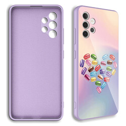 Galaxy A32 4G Case Camera Protected Patterned Hard Silicone Zore Epoxy Cover - 2