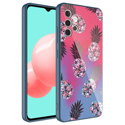 Galaxy A32 4G Case Camera Protected Patterned Hard Silicone Zore Epoxy Cover - 6
