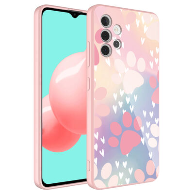Galaxy A32 4G Case Camera Protected Patterned Hard Silicone Zore Epoxy Cover - 3