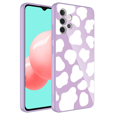 Galaxy A32 4G Case Camera Protected Patterned Hard Silicone Zore Epoxy Cover - 9