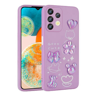 Galaxy A32 4G Case Relief Figured Shiny Zore Toys Silicone Cover - 5