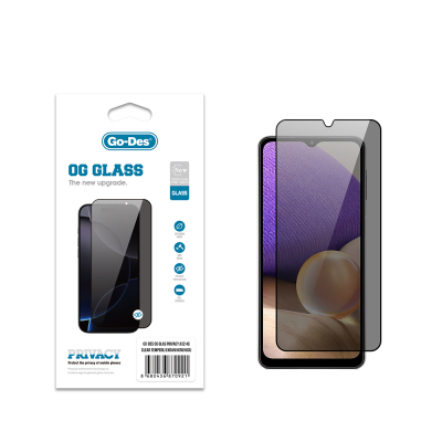 Galaxy A32 4G Go Des OG Glass Privacy Antistatik Temperli Cam Ekran Koruyucu - 2