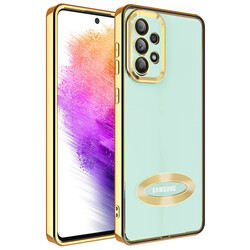 Galaxy A33 5G Case Camera Protected Zore Omega Cover With Logo - 5
