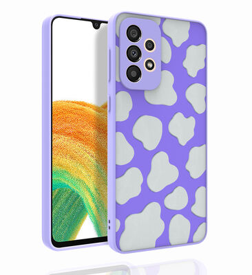 Galaxy A33 5G Case Patterned Camera Protected Glossy Zore Nora Cover - 1