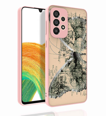 Galaxy A33 5G Case Patterned Camera Protected Glossy Zore Nora Cover - 6