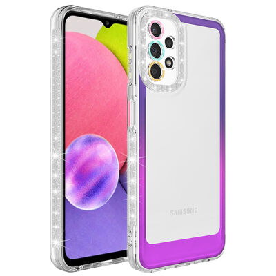Galaxy A33 5G Case Silvery and Color Transition Design Lens Protected Zore Park Cover - 8