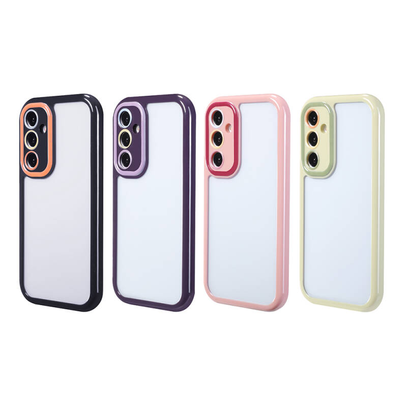 Galaxy A34 Case Camera Protected Colorful Edge and Frame Design Zore Vitamin Cover - 6