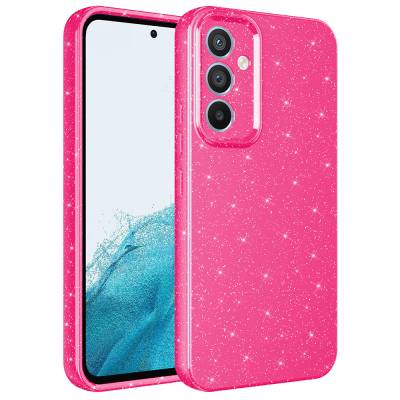 Galaxy A34 Case Camera Protected Glittery Luxury Zore Cotton Cover - 3