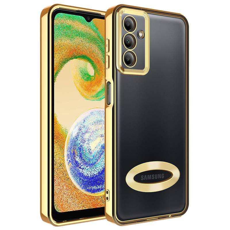 Galaxy A34 Case Camera Protected Zore Omega Cover Showing Logo - 4
