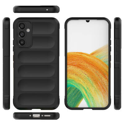 Galaxy A34 Case Flexible TPU Hollow Back Surface Design Zore Etnik Silicone Cover - 2