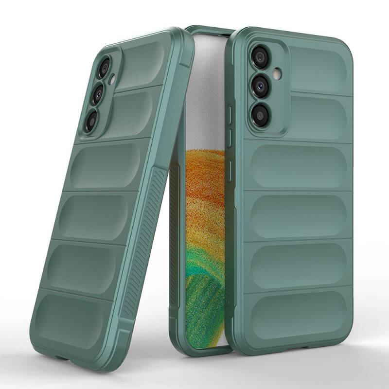 Galaxy A34 Case Flexible TPU Hollow Back Surface Design Zore Etnik Silicone Cover - 1