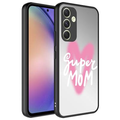 Galaxy A34 Case Mirror Patterned Camera Protected Glossy Zore Mirror Cover - 3