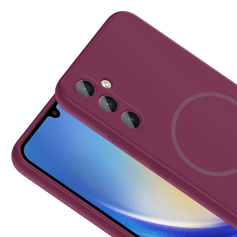 Galaxy A34 Case Zore Meta Cover with M-safe Charging Feature - 20