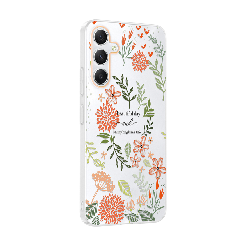 Galaxy A34 Kılıf Kamera Korumalı Desenli Zore Klip Kapak - 8