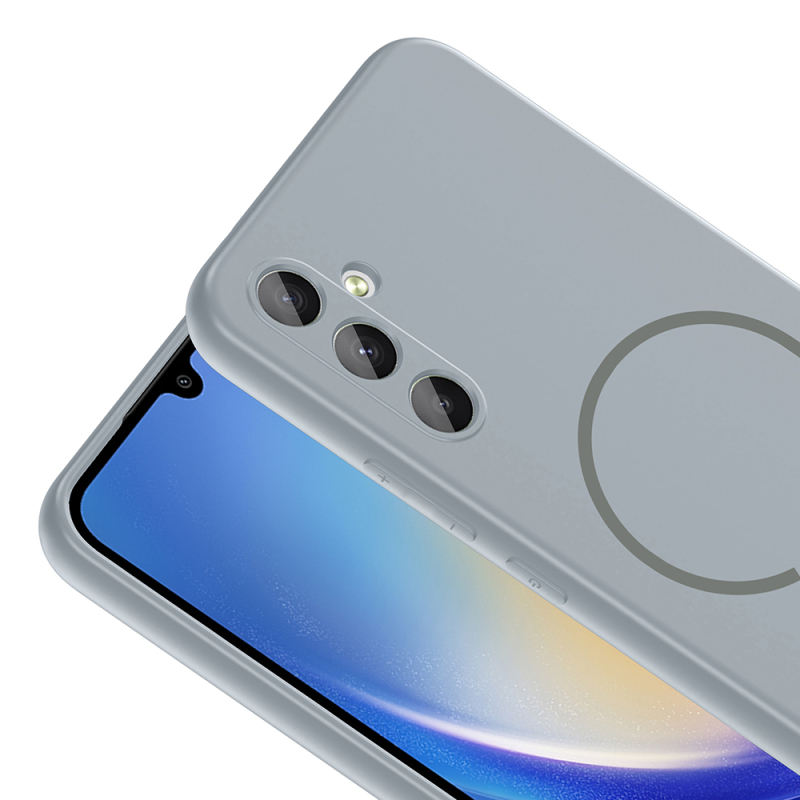 Galaxy A34 Kılıf M-safe Şarj Özellikli Zore Meta Kapak - 21