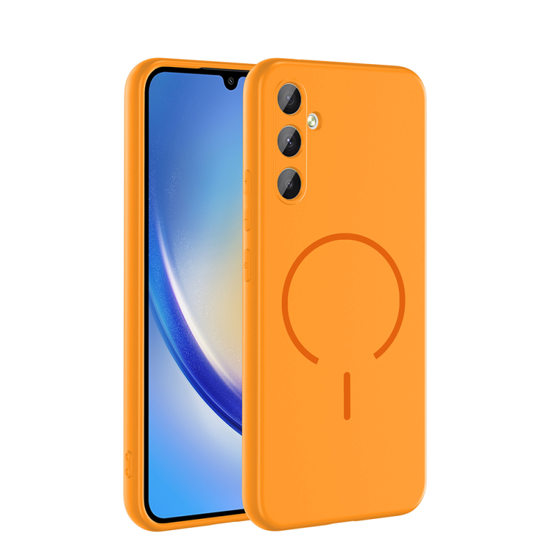 Galaxy A34 Kılıf M-safe Şarj Özellikli Zore Meta Kapak - 8