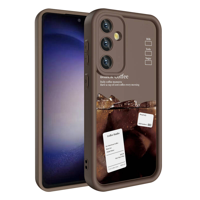 Galaxy A35 Case Camera Protected Printed Back Surface Zore Klas Cover - 2