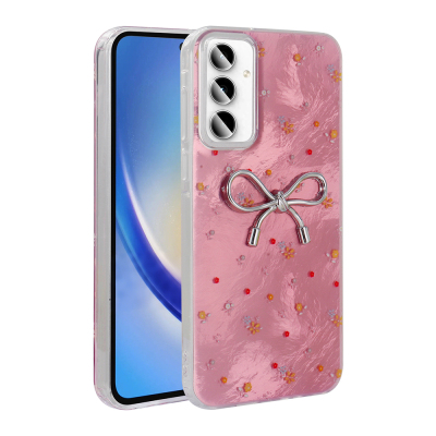 Galaxy A35 Case Camera Protection Figured Zore Ponti Silicone Cover - 1