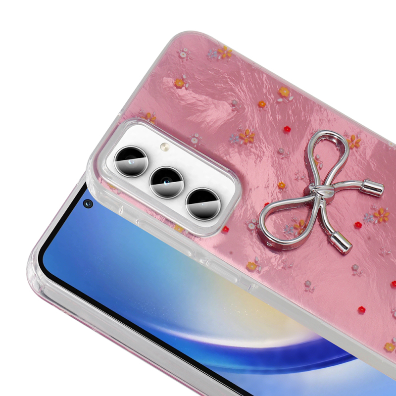 Galaxy A35 Case Camera Protection Figured Zore Ponti Silicone Cover - 7