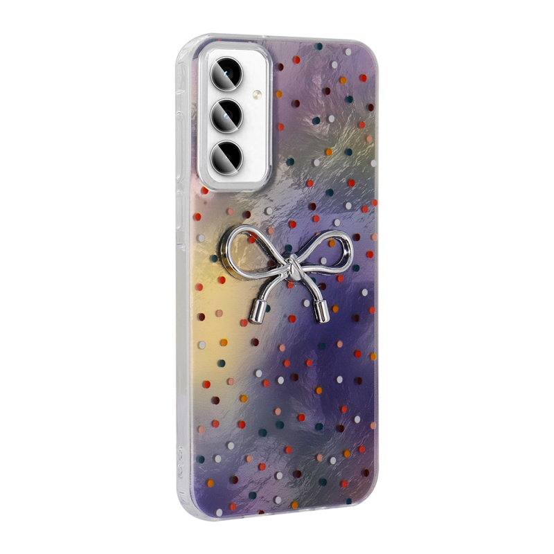 Galaxy A35 Case Camera Protection Figured Zore Ponti Silicone Cover - 8