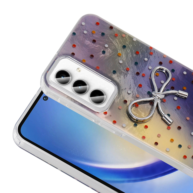 Galaxy A35 Case Camera Protection Figured Zore Ponti Silicone Cover - 9