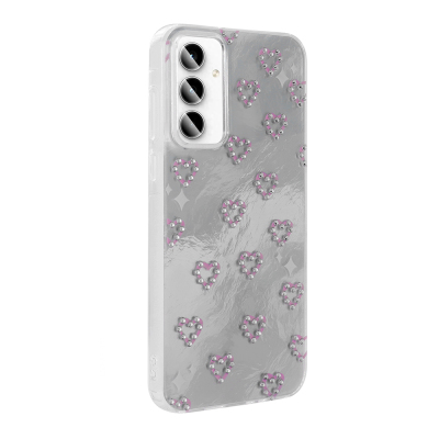 Galaxy A35 Case Camera Protection Figured Zore Ponti Silicone Cover - 10