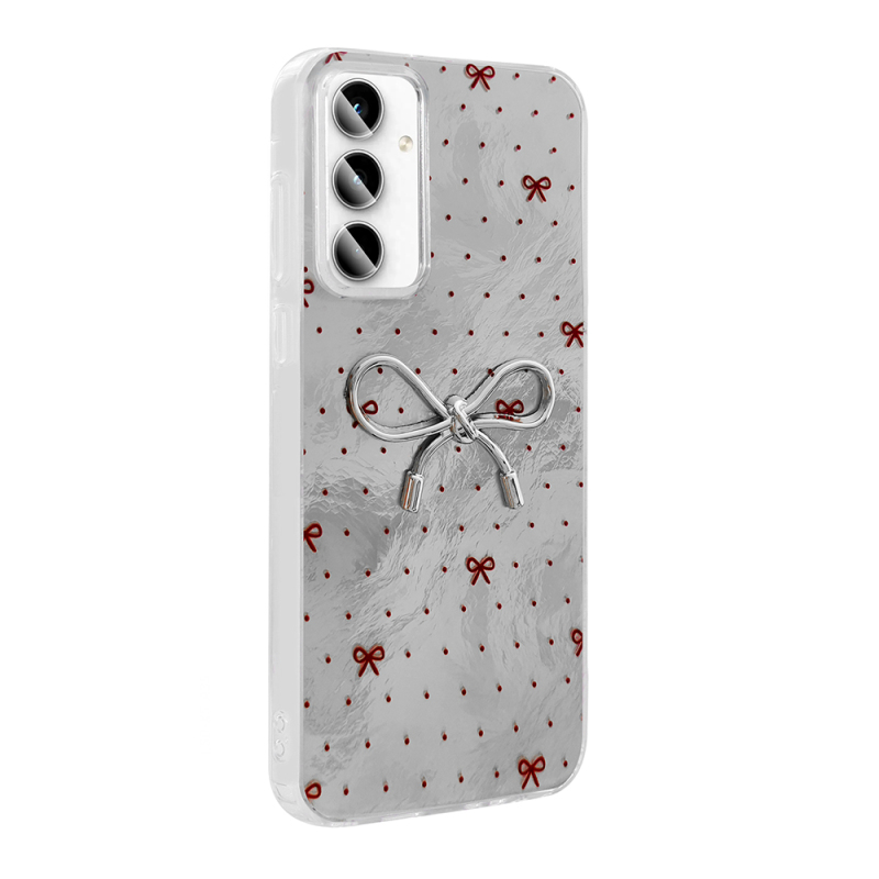 Galaxy A35 Case Camera Protection Figured Zore Ponti Silicone Cover - 12