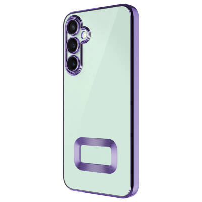 Galaxy A35 Case Camera Protection Zore Omega Cover Showing Logo - 3