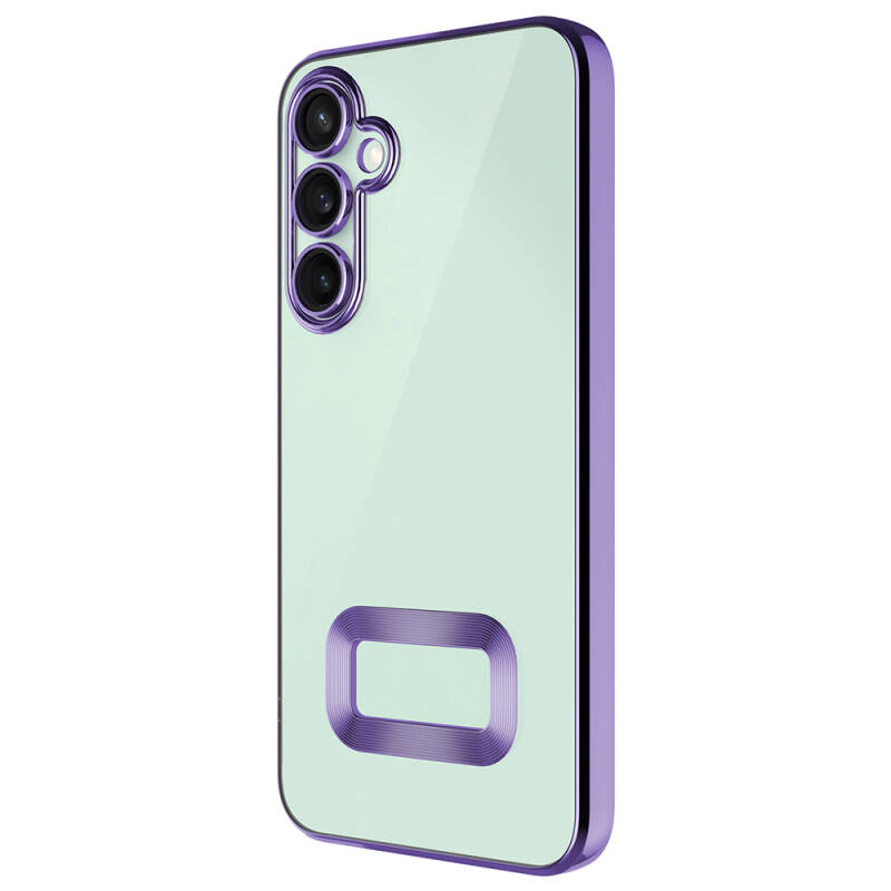 Galaxy A35 Case Camera Protection Zore Omega Cover Showing Logo - 3