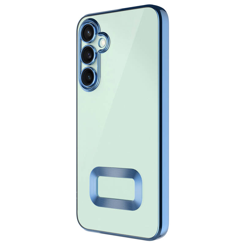 Galaxy A35 Case Camera Protection Zore Omega Cover Showing Logo - 4