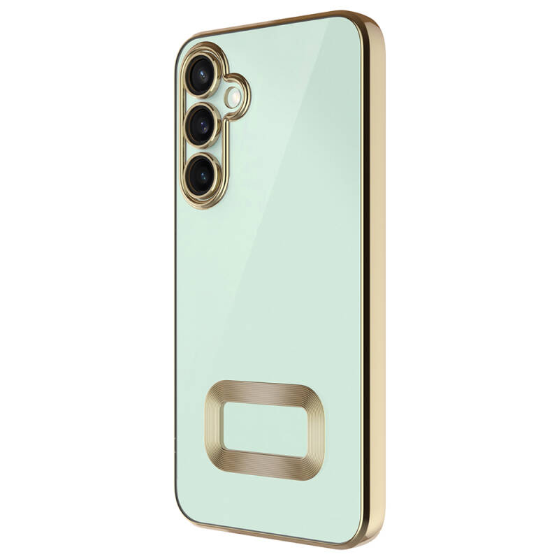 Galaxy A35 Case Camera Protection Zore Omega Cover Showing Logo - 5